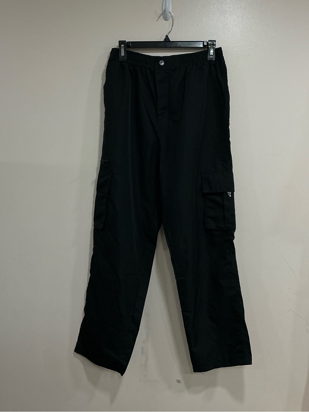 SHEIN Medium Black Men's Cargo Pants with Multi-Pocket Utility